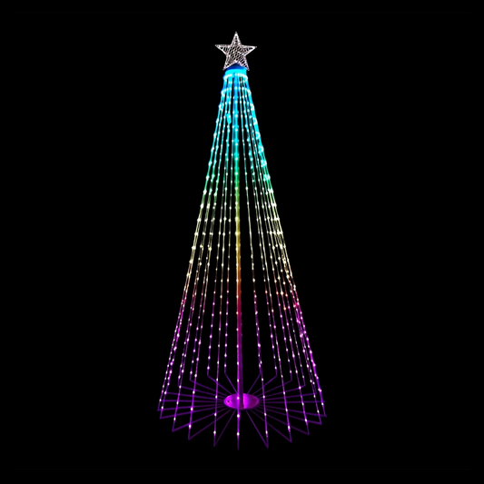 Albero di Natale 360 cm con 2076 LED APP iLight Pro