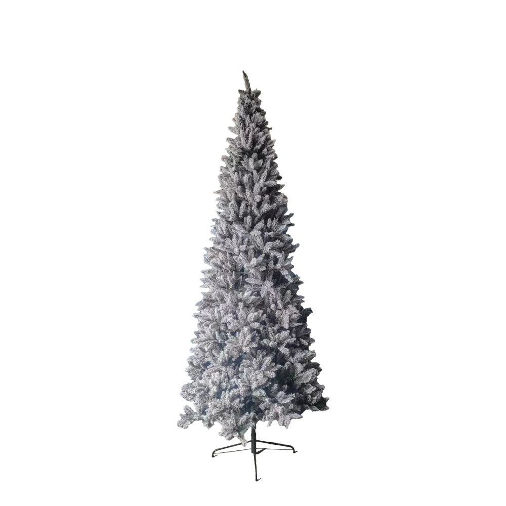 Albero di Natale Artificiale Monte Fuji Slim Innevato – Slanciato ed Elegante (H 210 cm / 240 cm)