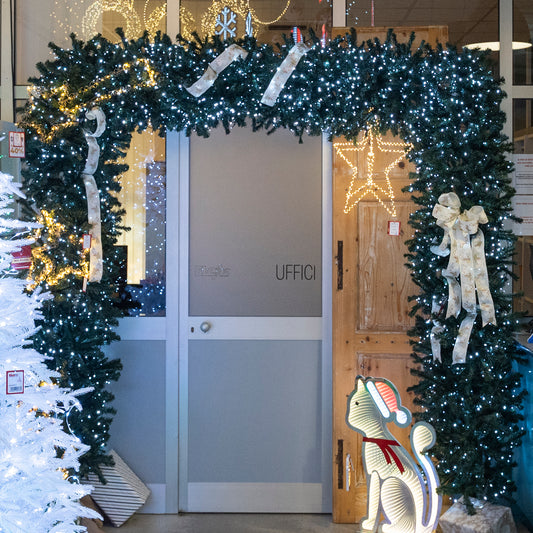 Arco Decorativo di Natale Artificiale 250cm