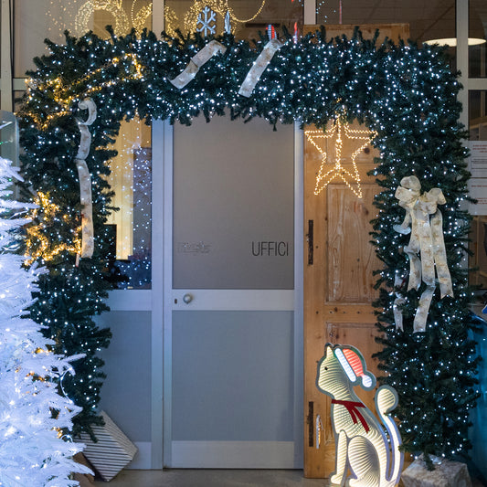 Arco Decorativo di Natale Artificiale 250cm