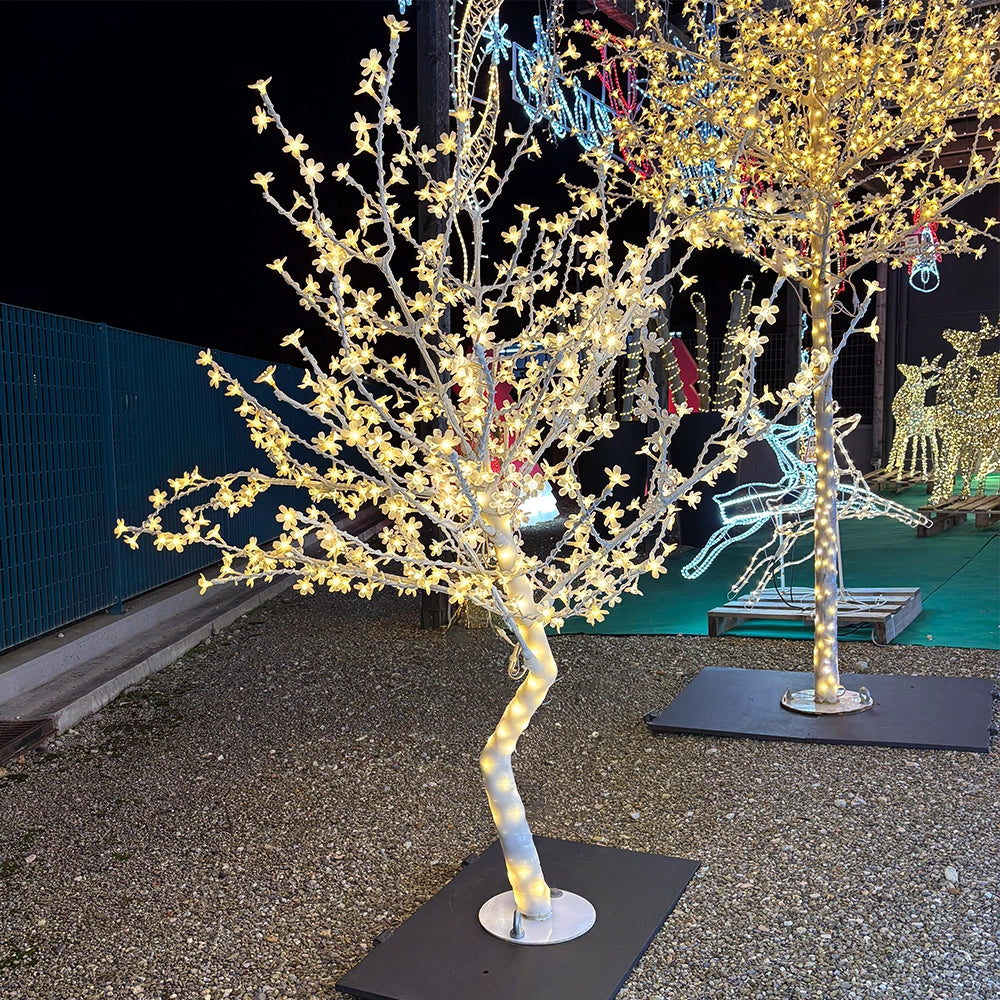 Albero Artificiale Luminoso Ciliegio