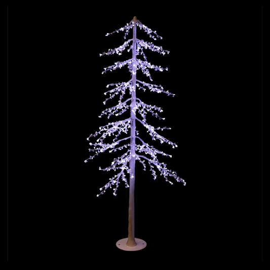 Albero Artificiale Luminoso 250cm con 720 LED Bianchi