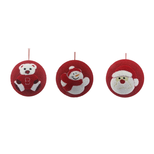 Sfera Decorativa Crystal Chic 20cm Rossa
