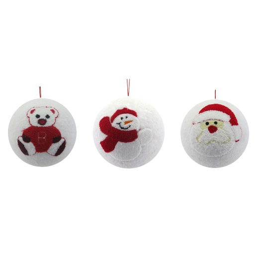 SFERA CRYSTAL CHIC 20CM BIANC C/DEC 3D SOFT