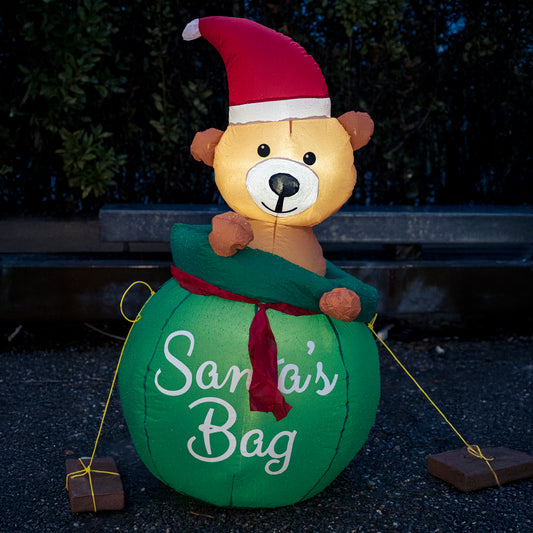 Orsetto Gonfiabile Luminoso 130cm