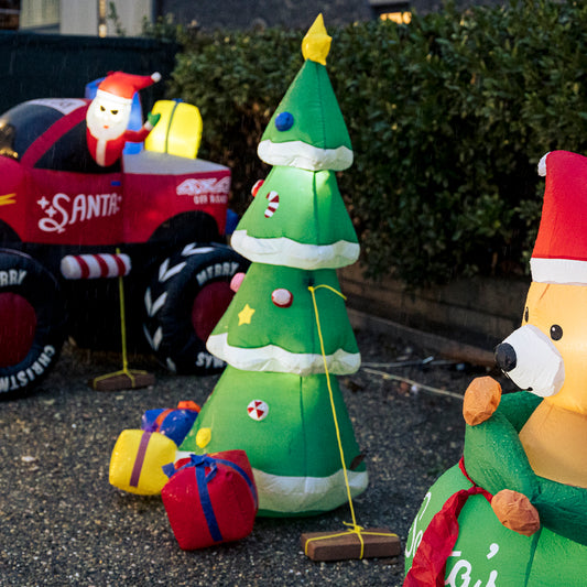 Albero di Natale Gonfiabile Luminoso 180cm