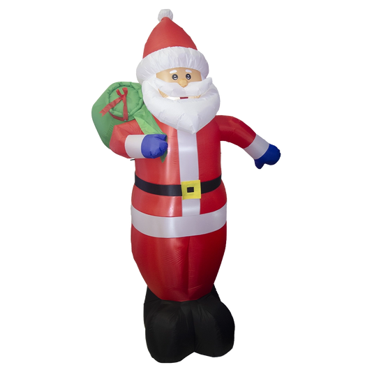 Babbo Natale Gonfiabile Gigante Luminoso 300cm