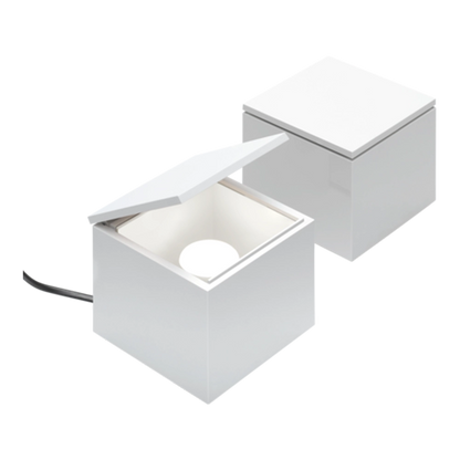 Lampada da Comodino Cubo Luce Bianco Opaco | Cini & Nils LLCACCNCUB.00136