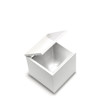 Lampada da Comodino Cubo Luce Bianco Opaco | Cini & Nils LLCACCNCUB.00136