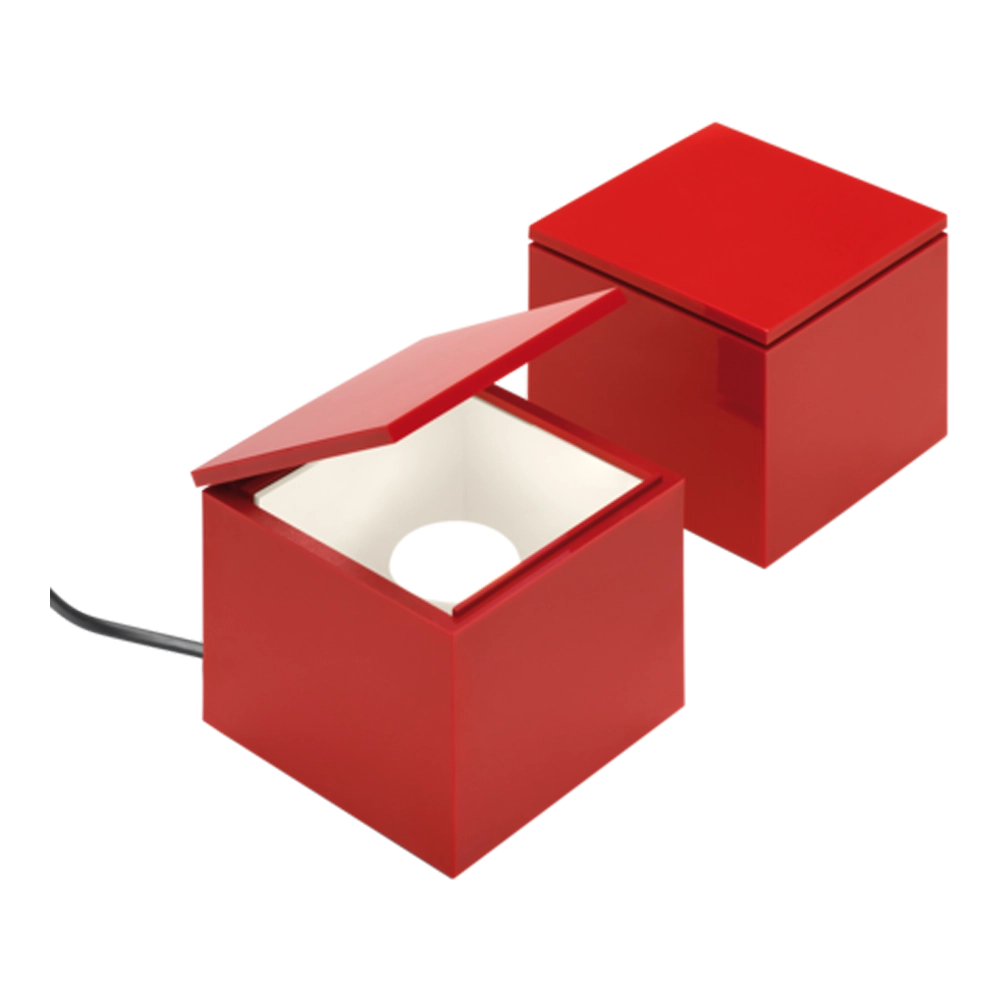 Lampada da Comodino Cubo Luce Bianco Opaco | Cini & Nils LLCACCNCUB.00136