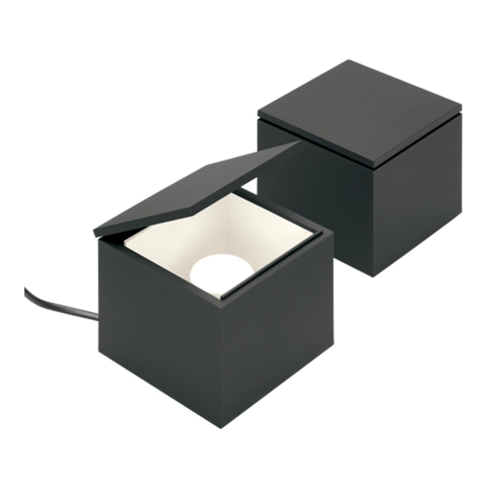 Lampada da Comodino Cubo Luce Antracite | Cini & Nils LLCACCNCUB.00139