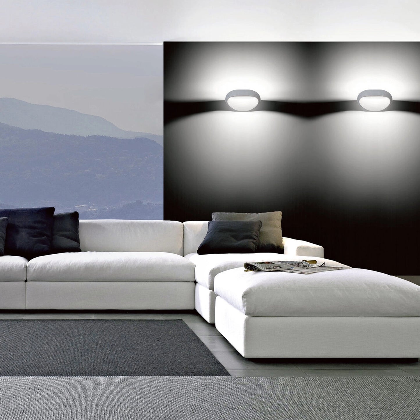 SESTESSA LED - Applique da Parete con Luce Indiretta e Struttura Gradinata