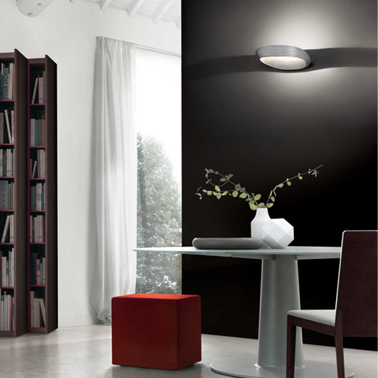 SESTESSA LED - Applique da Parete con Luce Indiretta e Struttura Gradinata