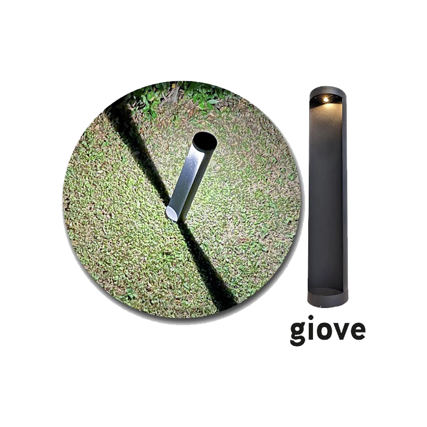 GIOVE MC Elettronici IIO67130 - Paletto Solare 3 Facce 2W 4000K