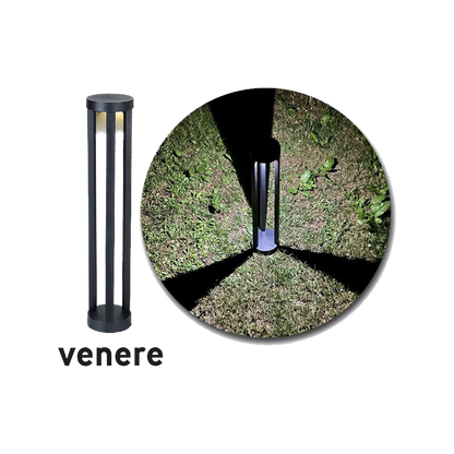 VENERE MC Elettronici IIO67132 - Paletto Solare 3 Facce 2W 4000K