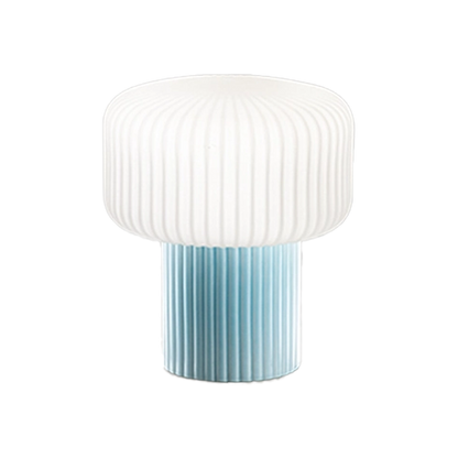 Lampada da Comodino Otty – Design Elegante in Metallo e Tessuto