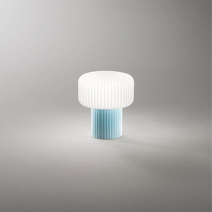 Lampada da Comodino Otty – Design Elegante in Metallo e Tessuto