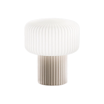 Lampada da Comodino Otty – Design Elegante in Metallo e Tessuto