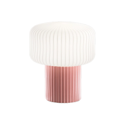 Lampada da Comodino Otty – Design Elegante in Metallo e Tessuto