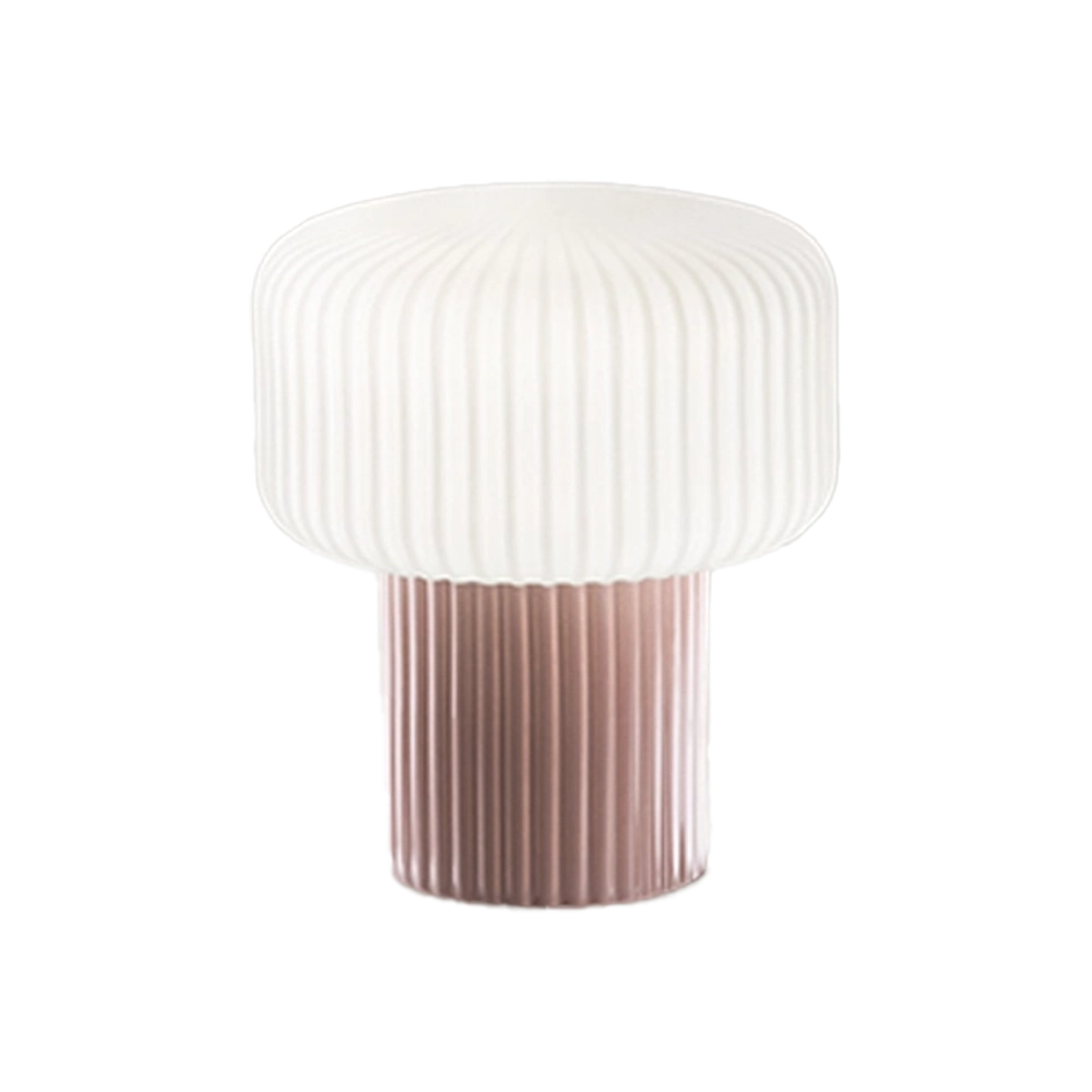 Lampada da Comodino Otty – Design Elegante in Metallo e Tessuto