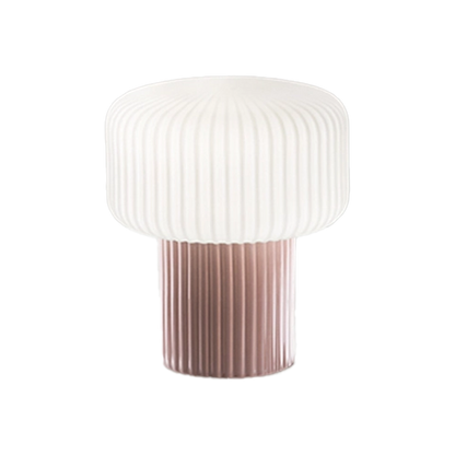 Lampada da Comodino Otty – Design Elegante in Metallo e Tessuto