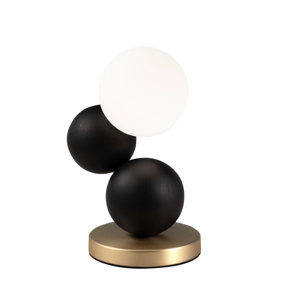 Lampada da Comodino Micky Nero | Fabas PFS3754-30-101