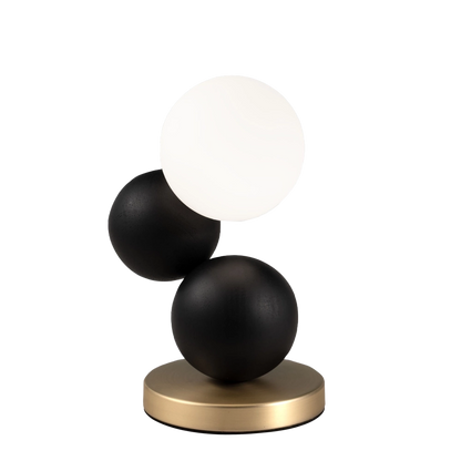 Lampada da Comodino Micky Nero | Fabas PFS3754-30-101