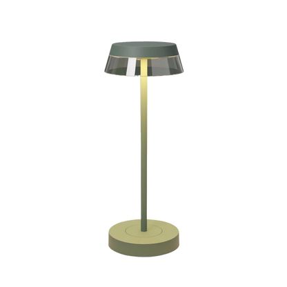 Iluna – Lampada da Tavolo Ricaricabile Bianco Opaco