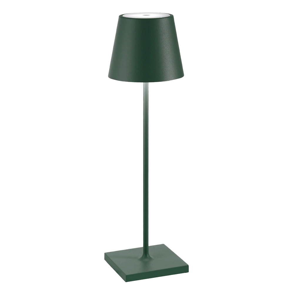 Poldina Pro Zafferano - Lampada da Tavolo Ricaricabile Finiture Lusso