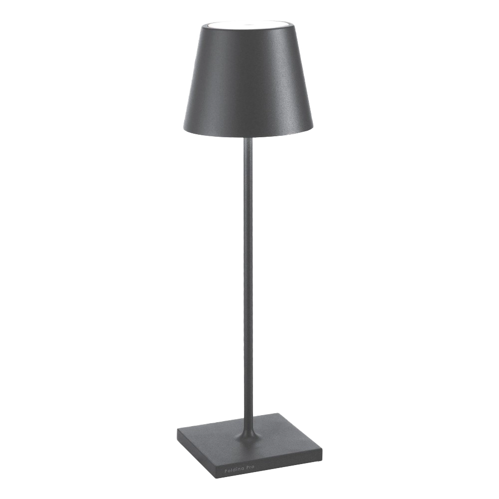 Poldina Pro Zafferano - Lampada da Tavolo Ricaricabile Finiture Lusso