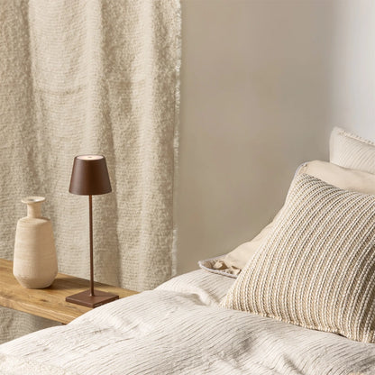 Poldina Pro Zafferano - Lampada da Tavolo Ricaricabile Finiture Lusso