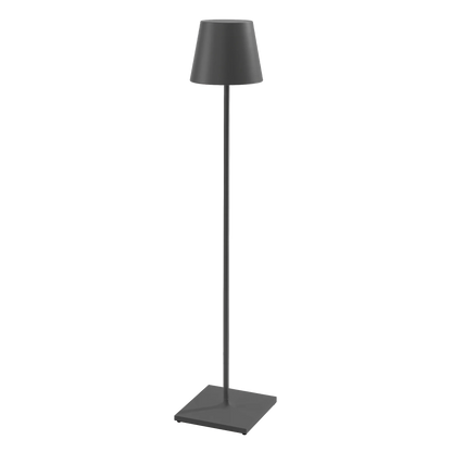 POLDINA XXL Zafferano - lampada da terra ricaricabile LED outdoor