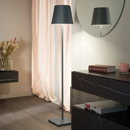 POLDINA XXL Zafferano - lampada da terra ricaricabile LED outdoor