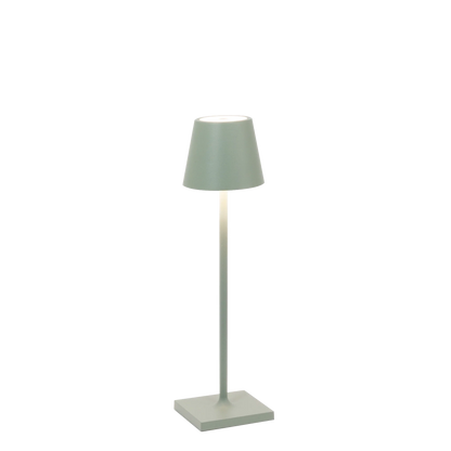 POLDINA MICRO Zafferano - Lampada da Tavolo Ricaricabile LED Ø 7 cm