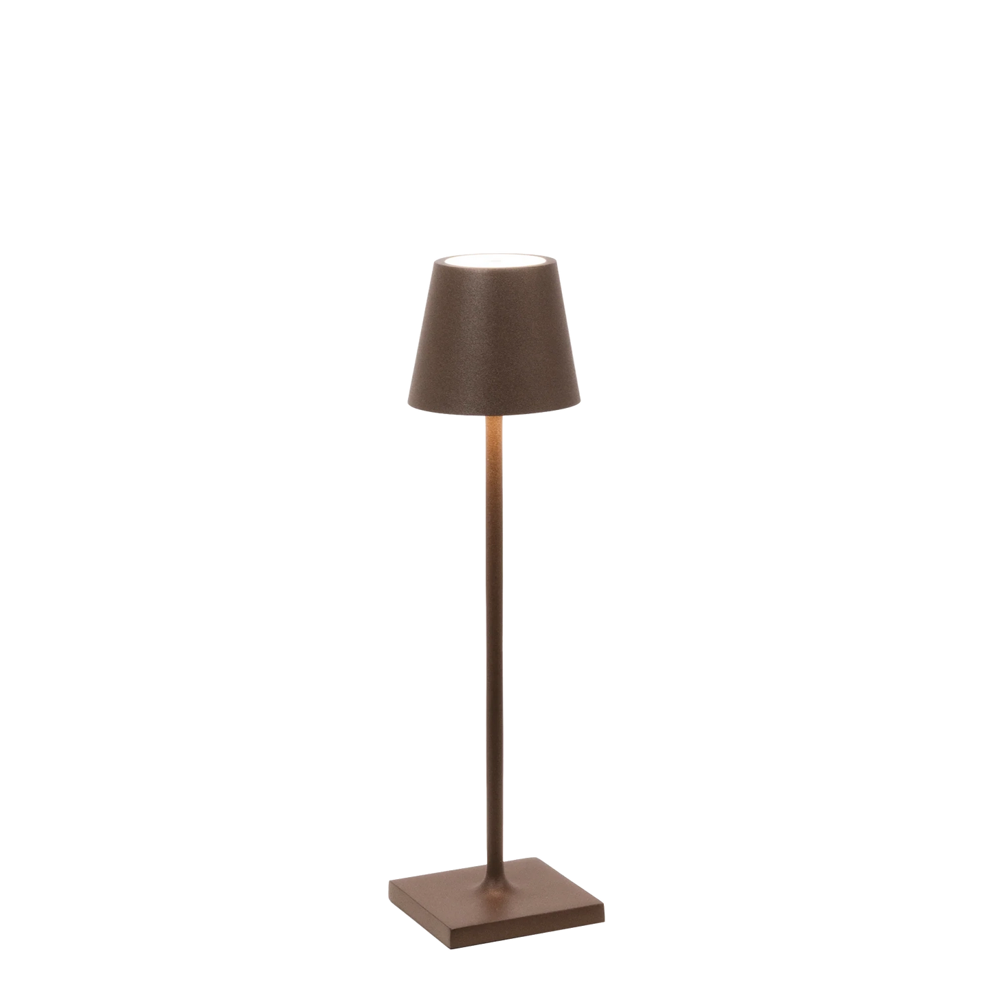 POLDINA MICRO Zafferano - Lampada da Tavolo Ricaricabile LED Ø 7 cm