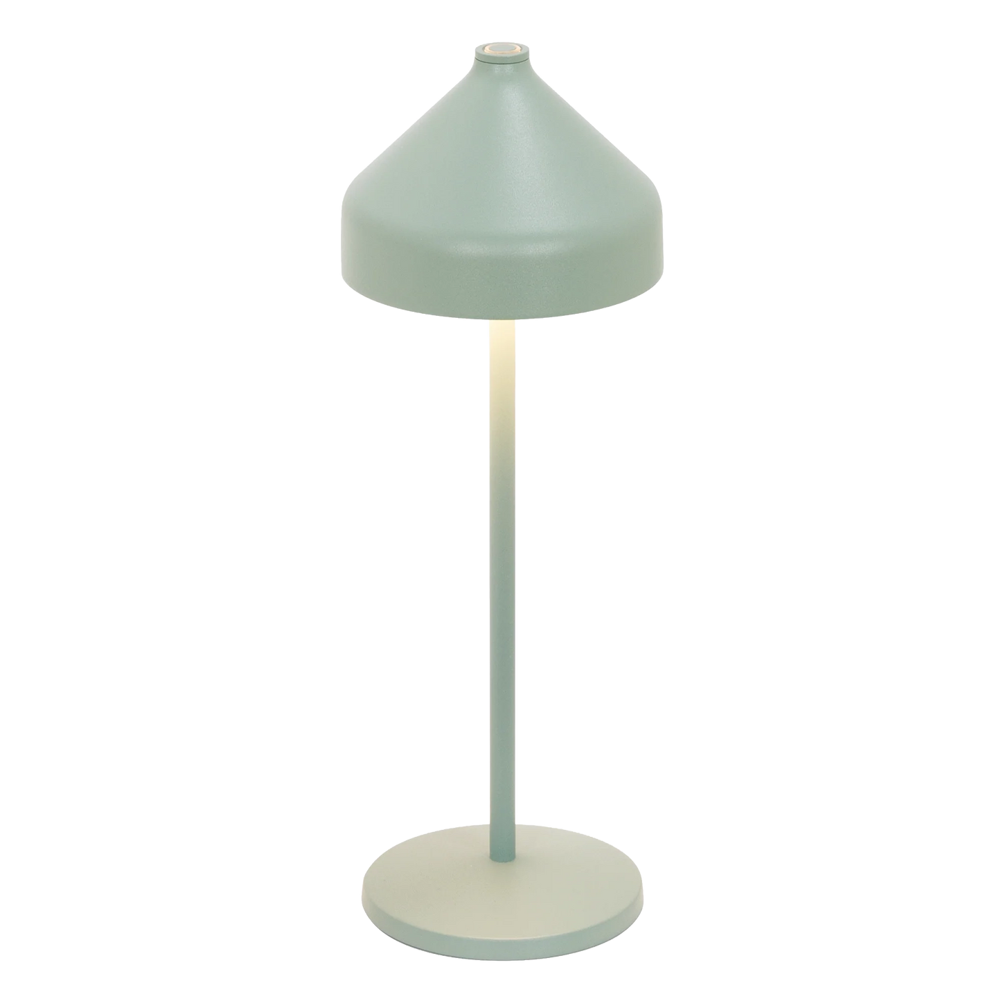 AMELIE Zafferano - Lampada da tavolo LED ricaricabile con dimmer touch