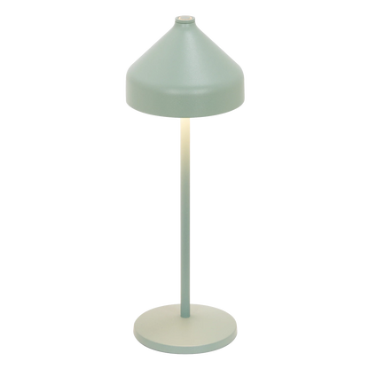AMELIE Zafferano - Lampada da tavolo LED ricaricabile con dimmer touch