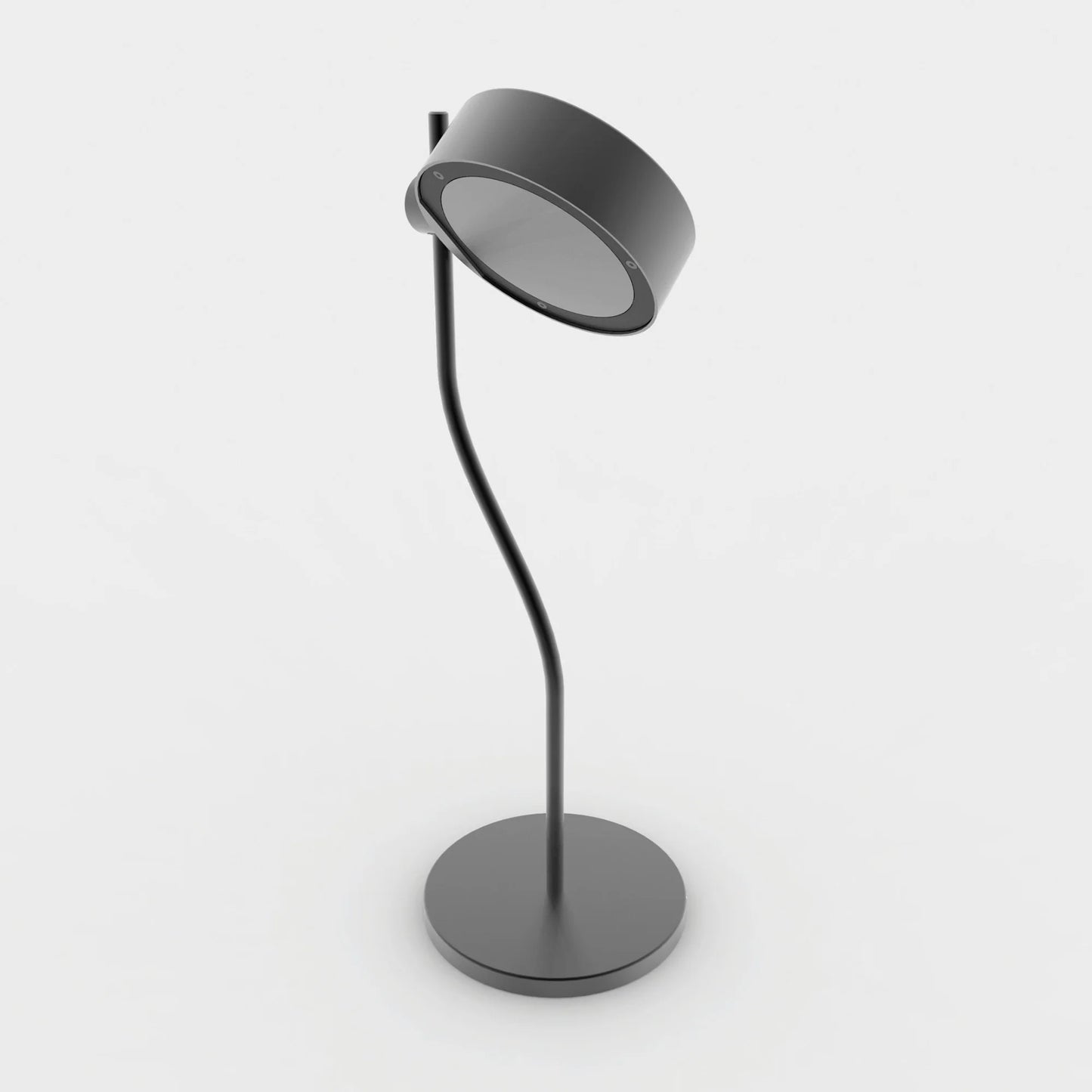 SUPER O Zafferano - Lampada da tavolo LED ricaricabile circolare