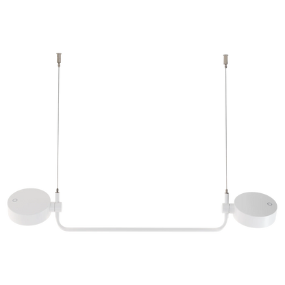 SUPER O Sospensione Zafferano - Lampada LED ricaricabile circolare