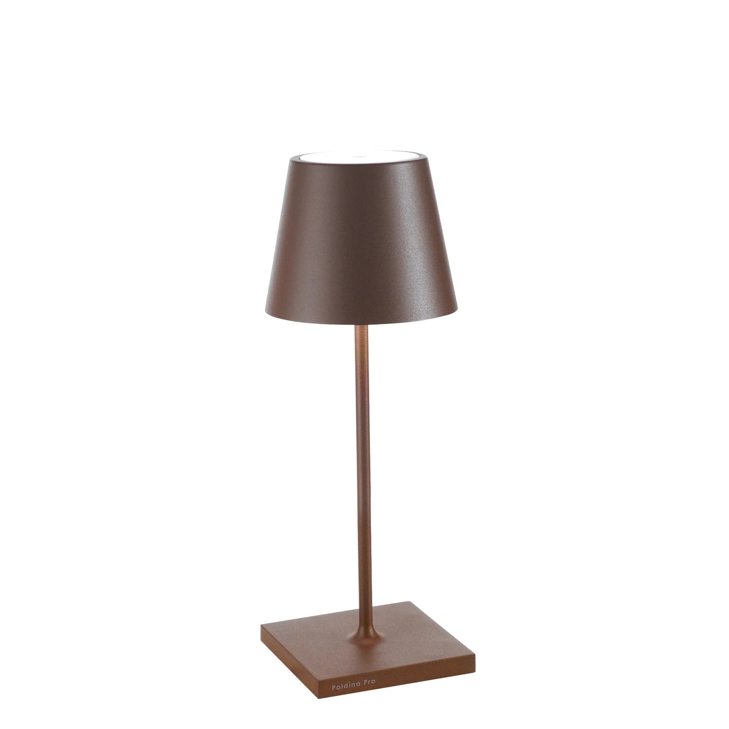 POLDINA MINI Zafferano - Lampada da Tavolo Ricaricabile LED H 30 cm