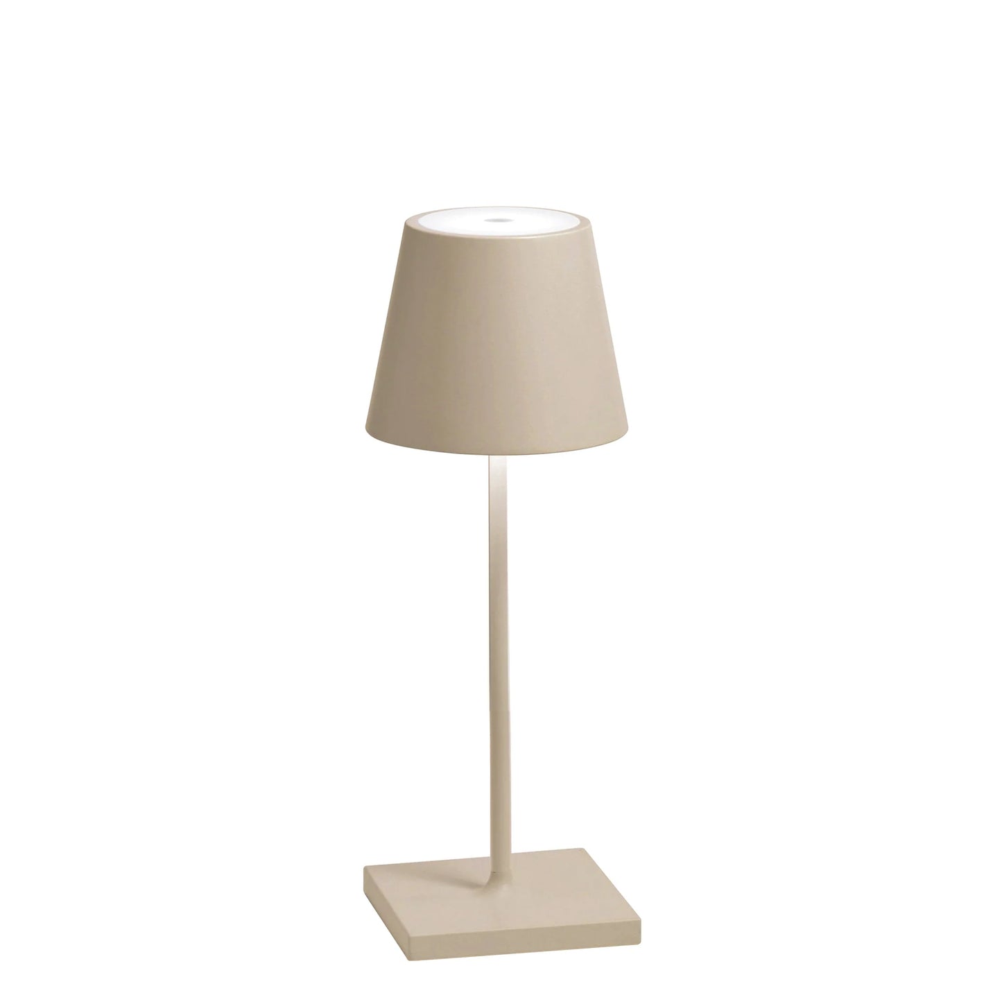 POLDINA MINI Zafferano - Lampada da Tavolo Ricaricabile LED H 30 cm