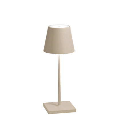 POLDINA MINI Zafferano - Lampada da Tavolo Ricaricabile LED H 30 cm
