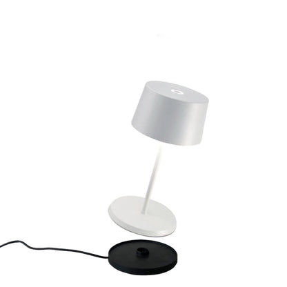 OLIVIA MINI Zafferano - Lampada da tavolo LED ricaricabile