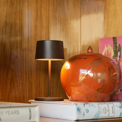 OLIVIA MINI Zafferano - Lampada da tavolo LED ricaricabile