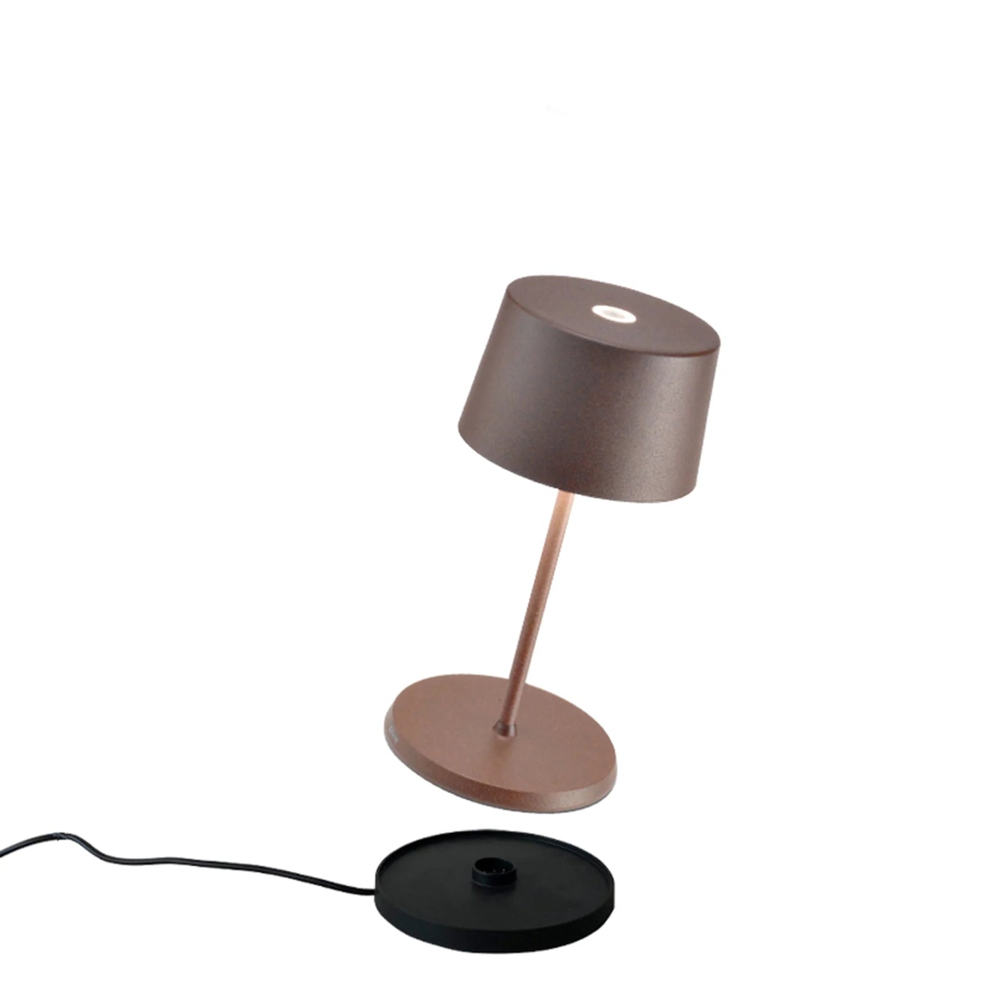 OLIVIA MINI Zafferano - Lampada da tavolo LED ricaricabile