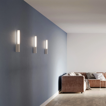 STICKS Zafferano - Lampada da Parete LED Minimalista Bianco Opaco