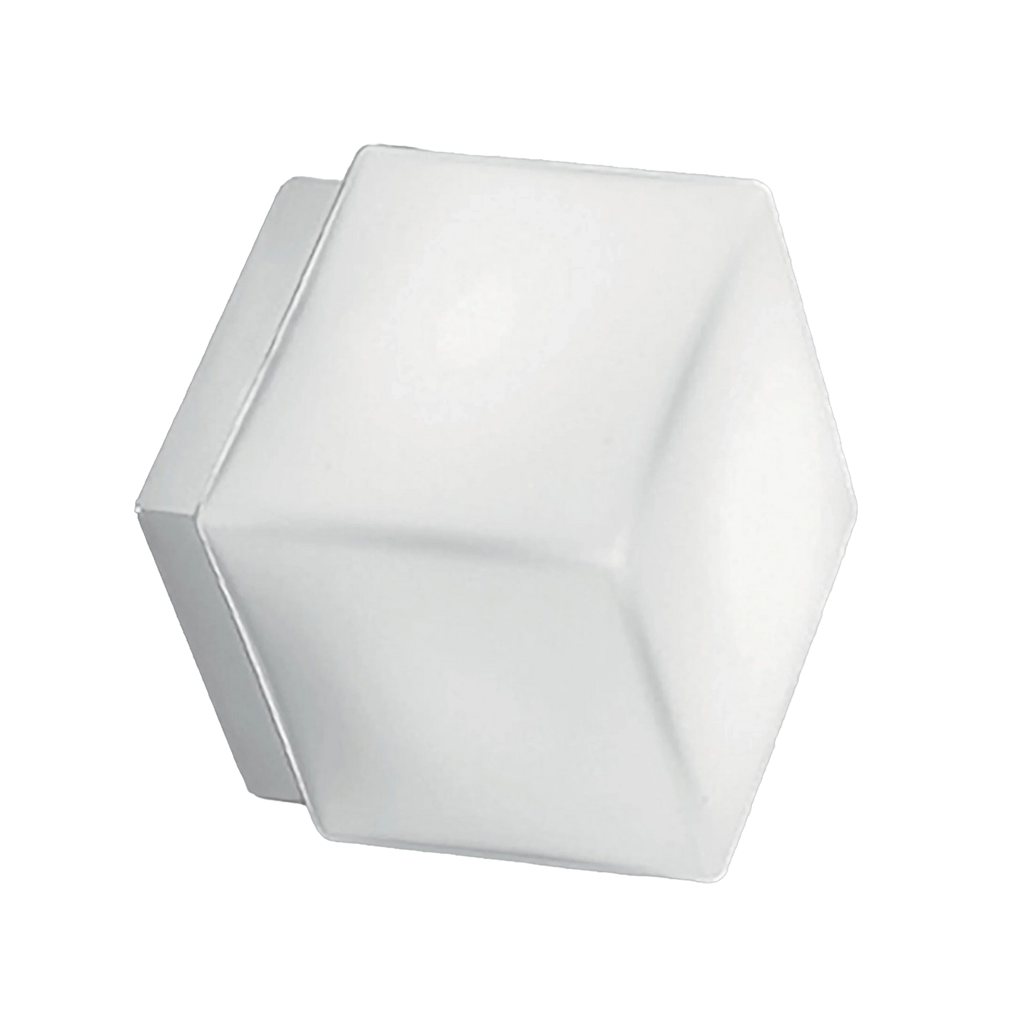 DADO Zafferano - Lampada a cubo parete e soffitto in vetro acidato