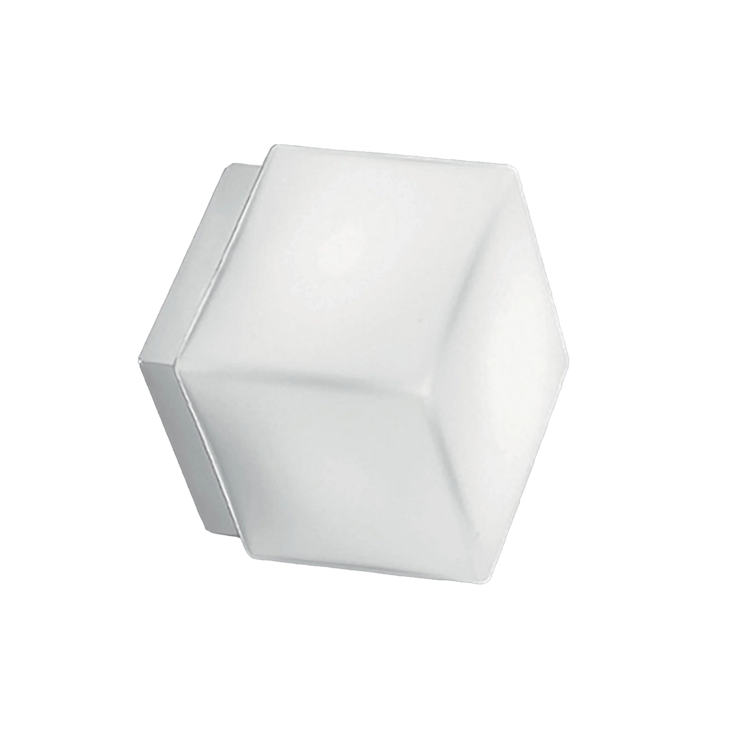 DADO Zafferano - Lampada a cubo parete e soffitto in vetro acidato