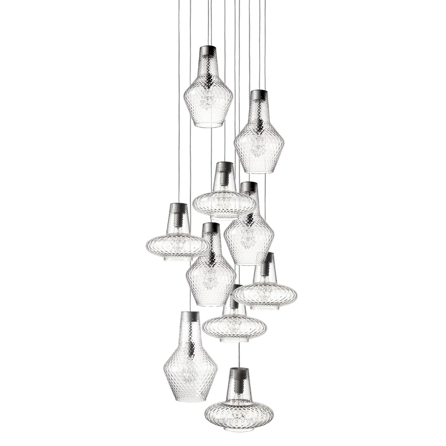 ROMEO Zafferano Sospensione - Lampada in Vetro Soffiato