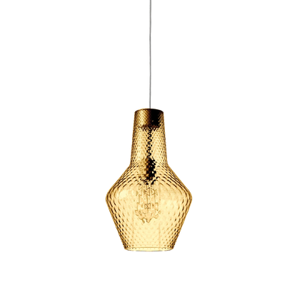 ROMEO Zafferano Sospensione - Lampada in Vetro Soffiato
